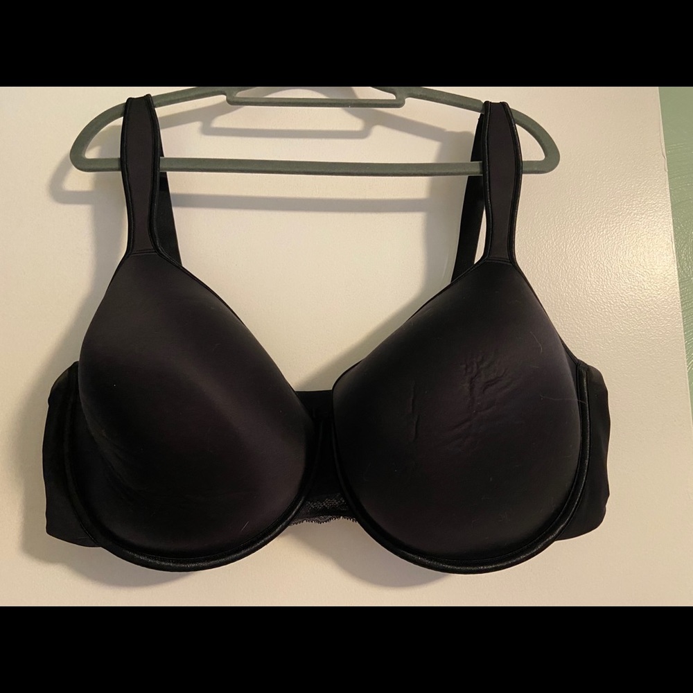 Torrid 44G black 360 back smoothing t-shirt bra